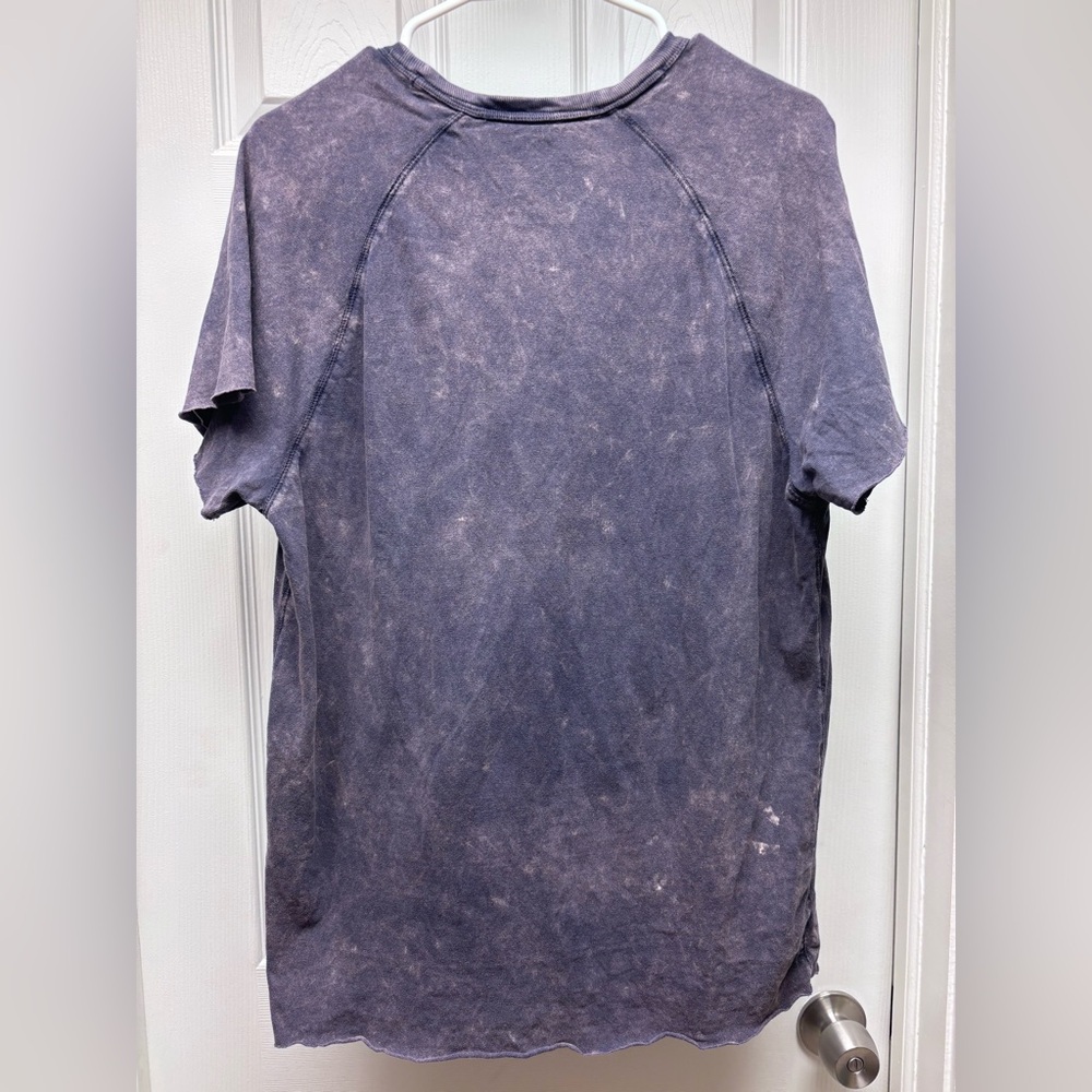 Urban Outfitters Washed Purple Short Sleeve Top | Size M - Picture 6 of 6
